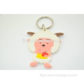 Padda/Lazy Sheep hot cute cartoon name custom rubber keychain